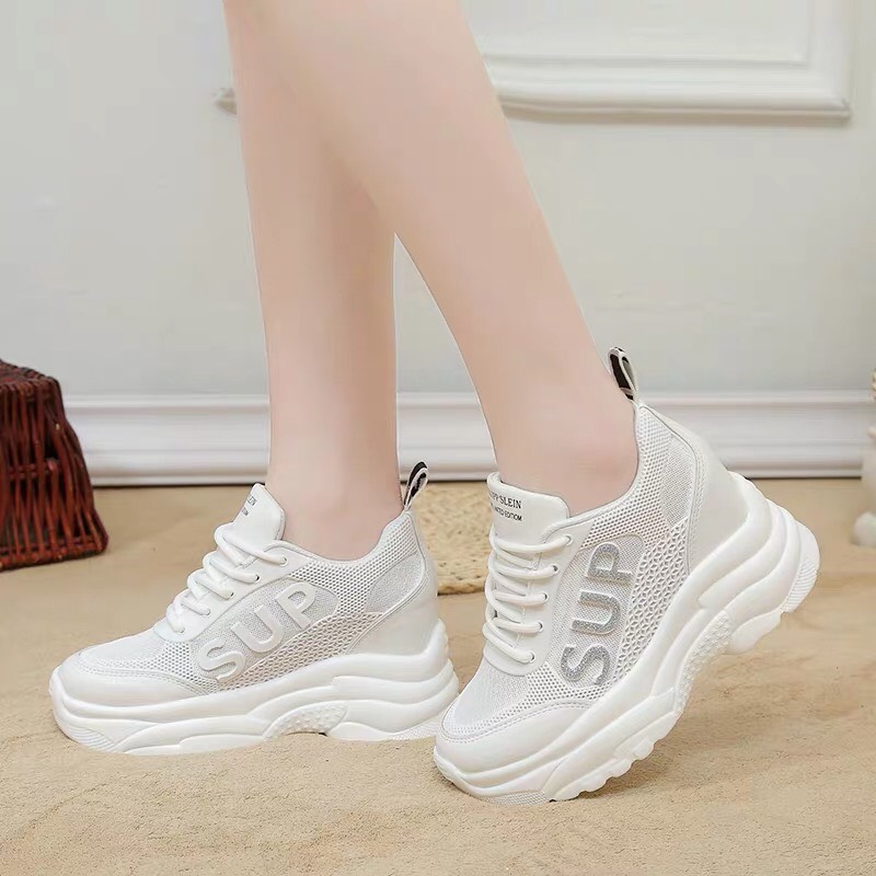 Giày nữ🌟giày đẹp, giá rẻ🌟 giày thể thao nữ đẹp gía rẻ, giay thể thao nữ sup độn đế 5p hàng quảng châu
