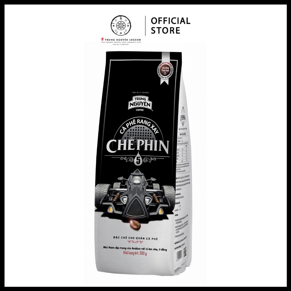 Trung Nguyên Legend - Cà phê rang xay Chế phin 5 - Bịch 500gr