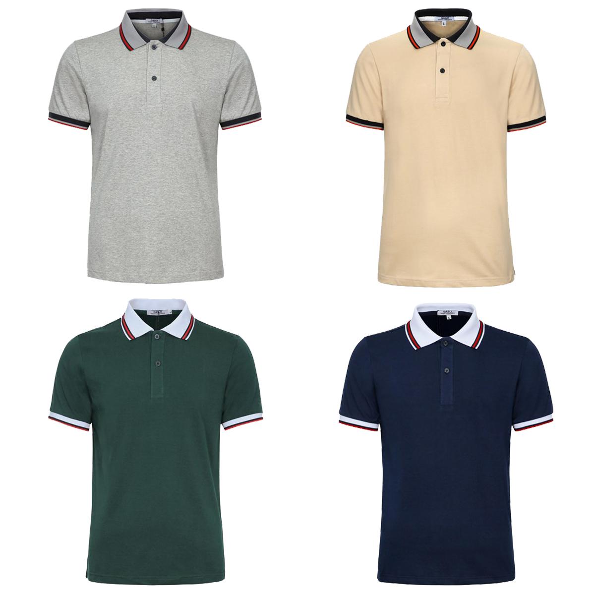Combo 4 áo thun nam trơn cổ bẻ cao cấp model fashion cb400