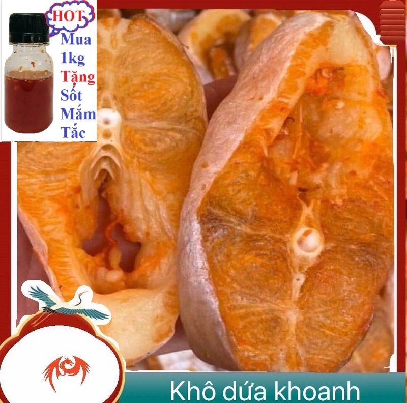 Khô cá dứa cắt khoanh vị nhạt vứa ăn - tú vy food