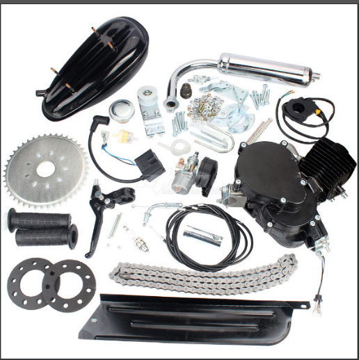 Động cơ 2 thì 50cc cho xe đạp động cơ 50cc màu đen