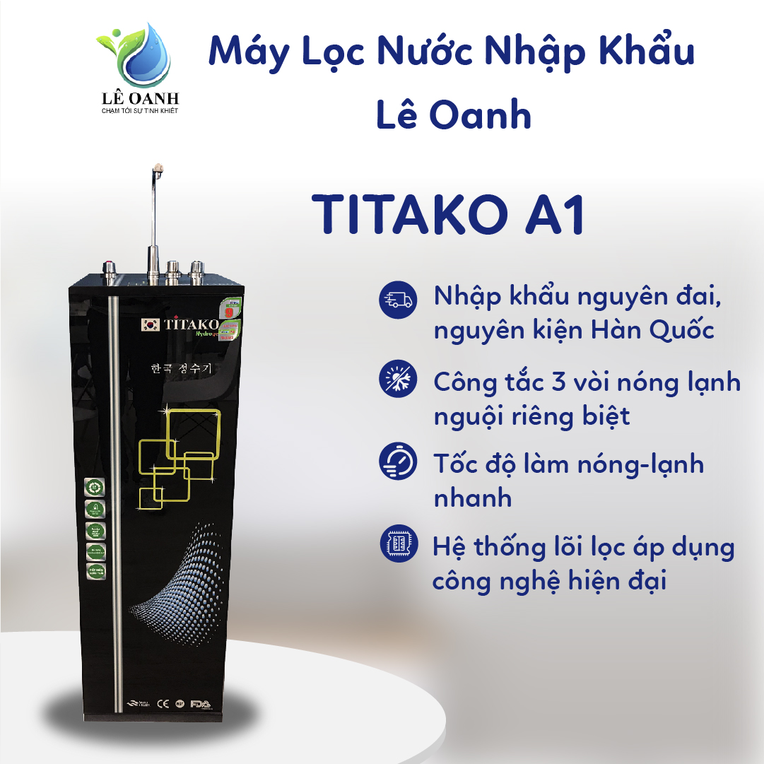 Máy Lọc Nước Titako A1 Giá  7,850,000 Đồng*Miễn phí vận chuyển