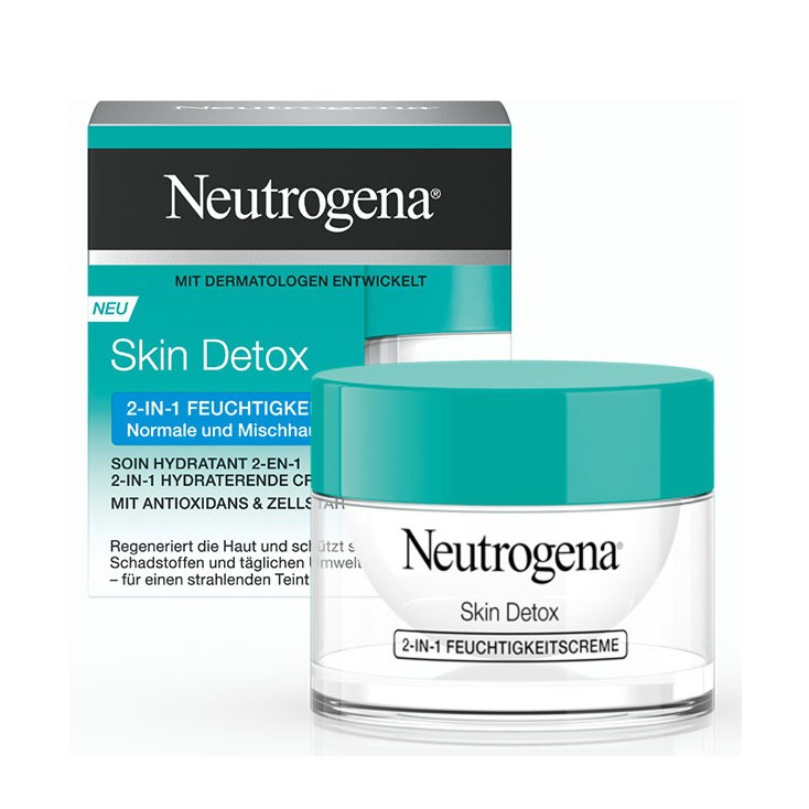 Kem dưỡng ẩm và thải độc da Neutrogena Skin Detox 2in1 - S+Care