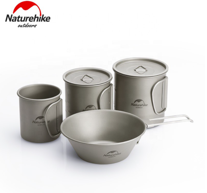 Cốc Titanium siêu nhẹ Glamping NatureHike NH20CJ005