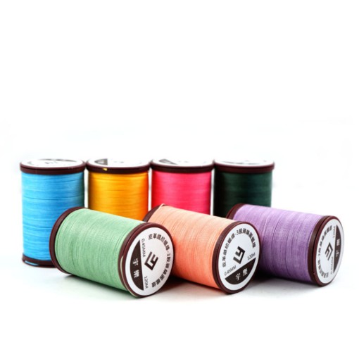 Chỉ sáp tròn khâu đồ da 0.55mm - dụng cụ phụ kiện làm đồ da handmade