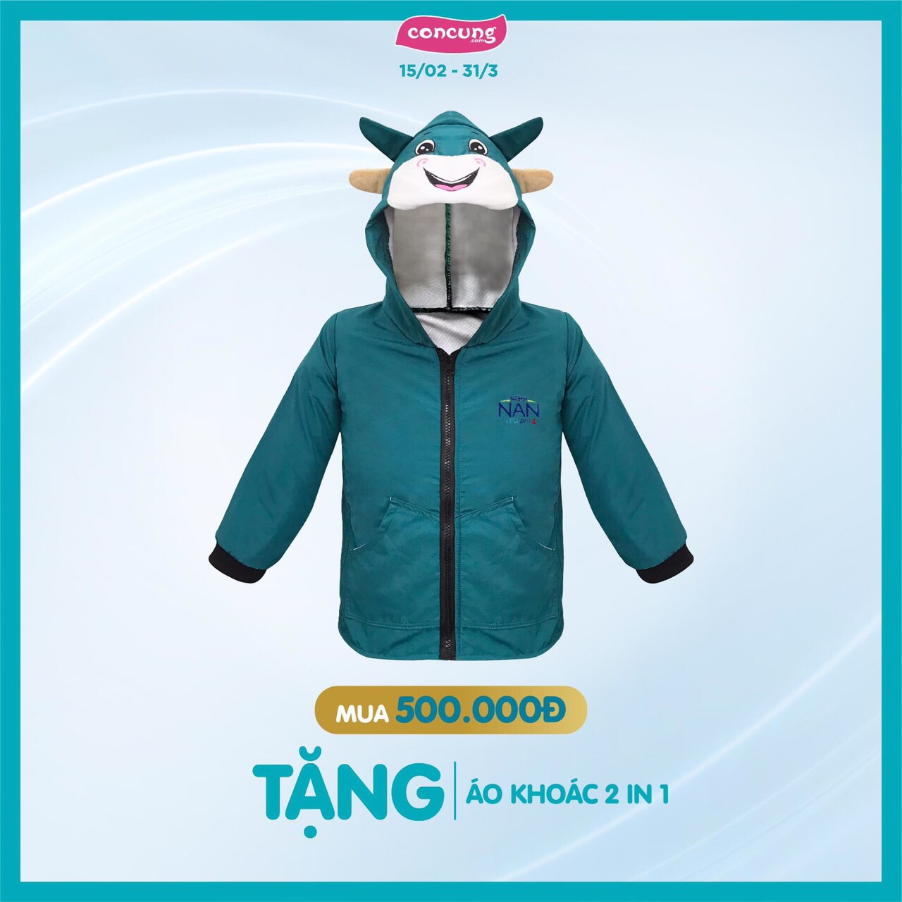 Áo khoác cho bé - Qùa tặng từ sữa Nan