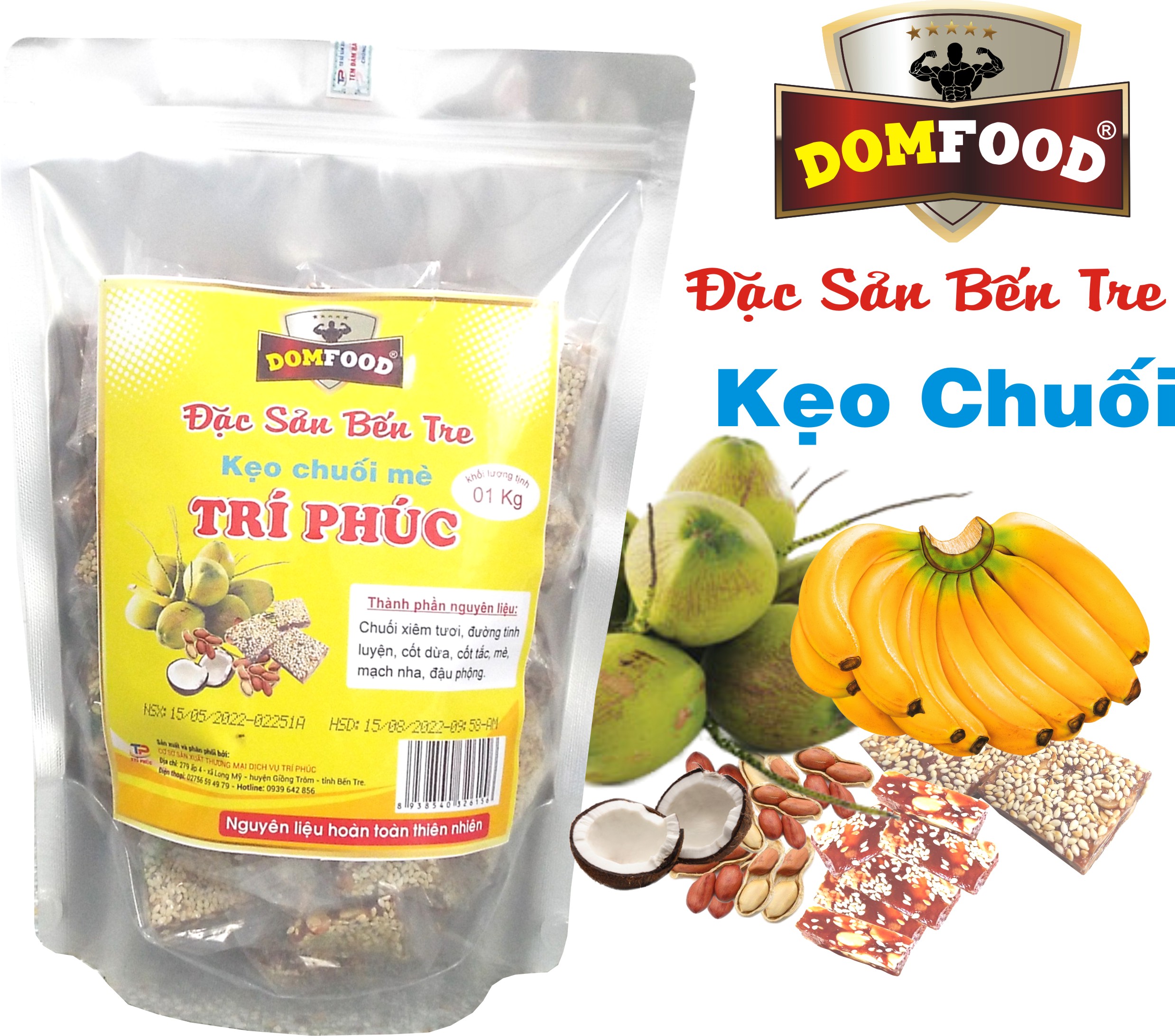 01 kg Kẹo chuối bến tre