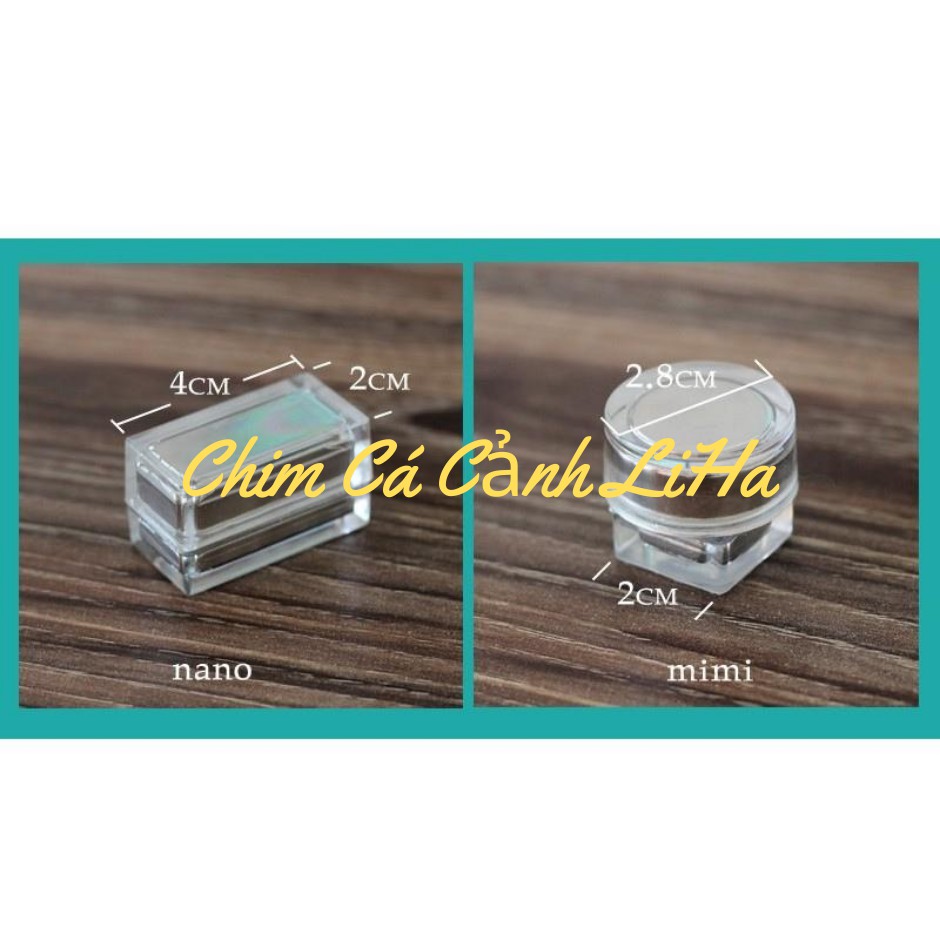Nam châm chùi kính chihiros magnet cleaner mini/nano - hít chà bể cá cao cấp