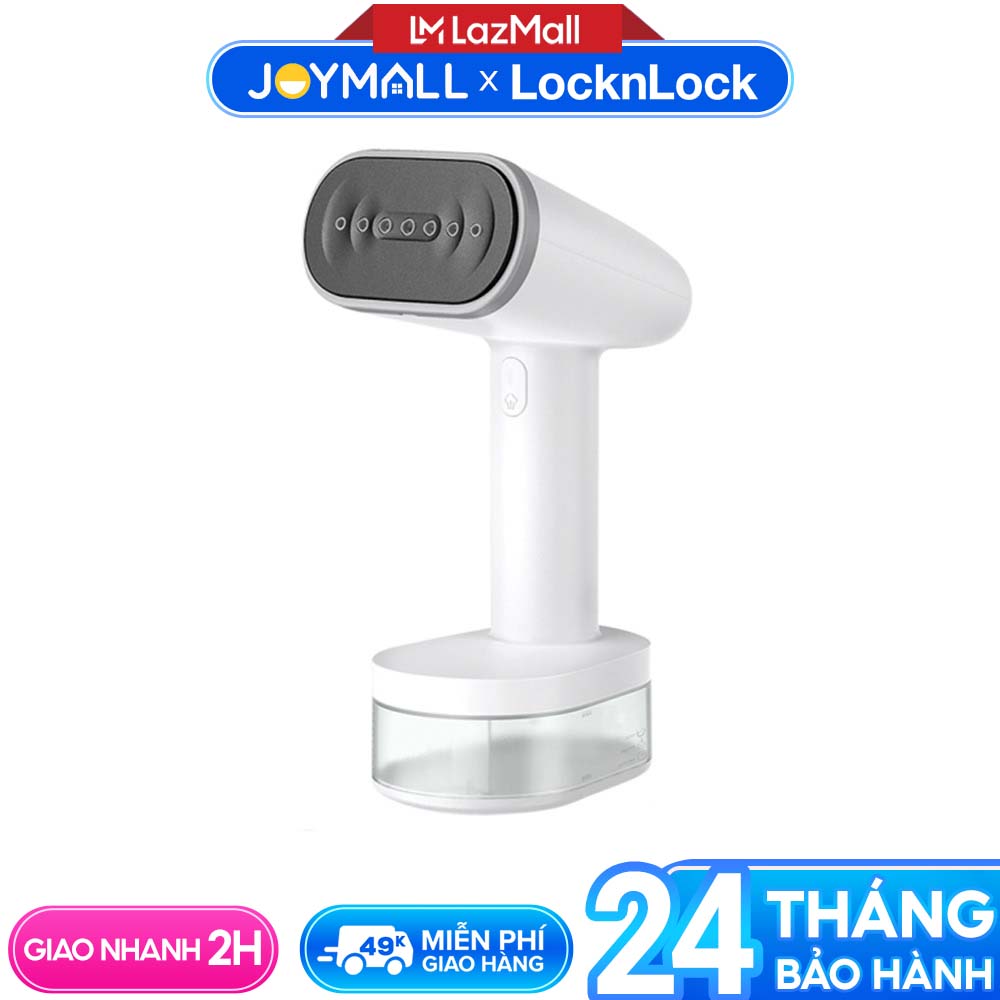 Bàn ủi hơi nước cầm tay LocknLock Handy Steamer ENI223WHT - Hàng chính hãng, làm nóng nhanh 30s, tự 