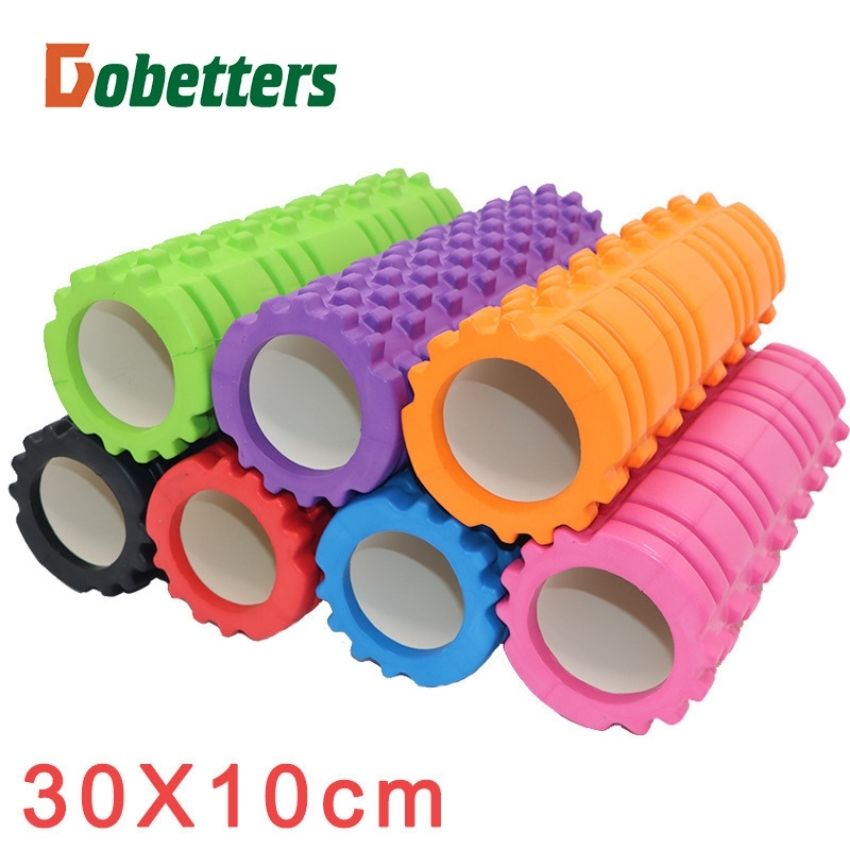Con lăn massage yoga giãn cơ Foam Roller , ống lăn massage lưng có gai nhiều màu Minh Khánh sport