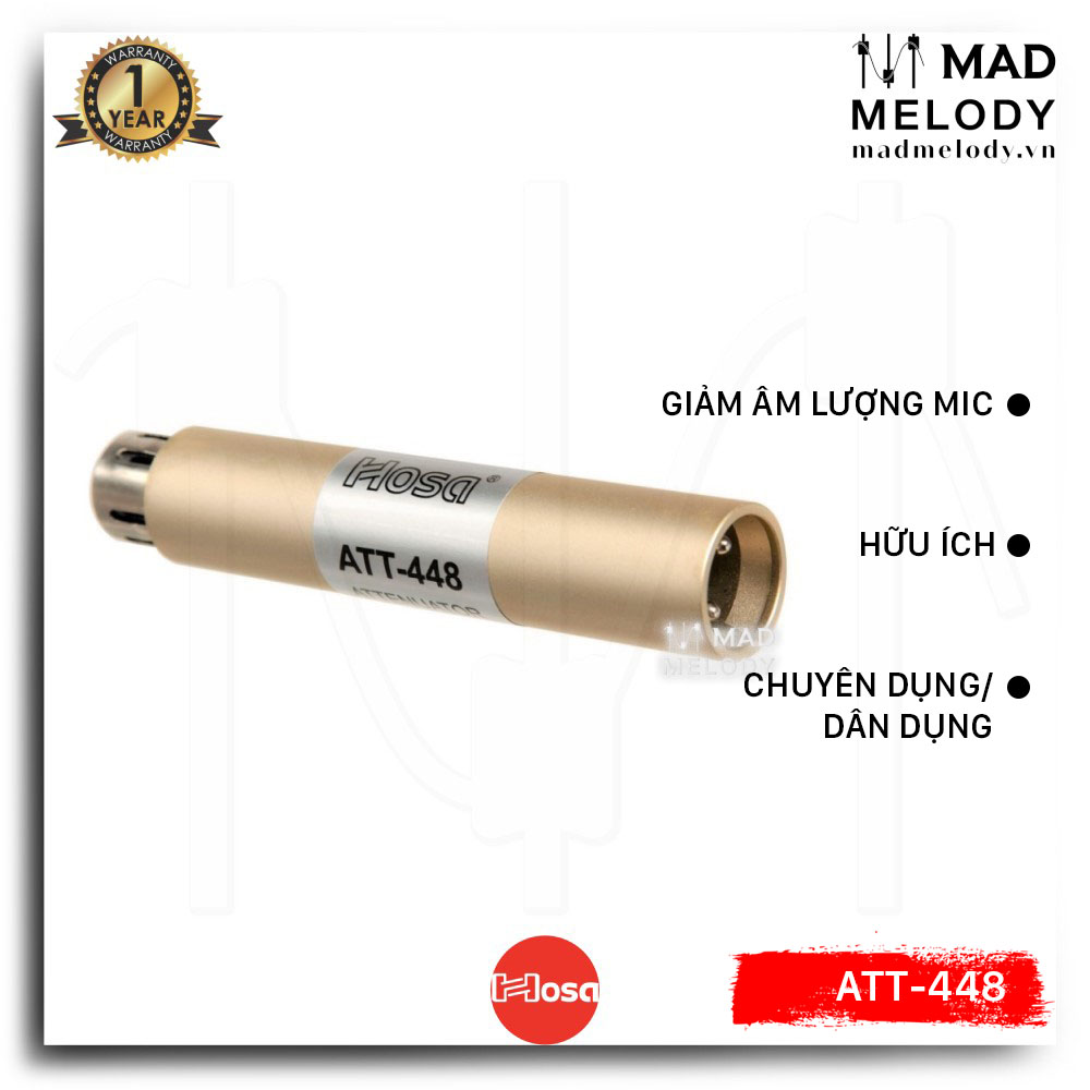 Hosa input attenuator att-448