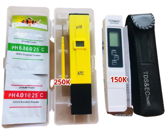 Combo 1 Bút Đo Độ EC & TDS Và 1 Bút Đo Độ PH (Chưa Hiệu Chỉnh)- Dụng Cụ Đo Độ PH, Máy Đo Nước Sạch
