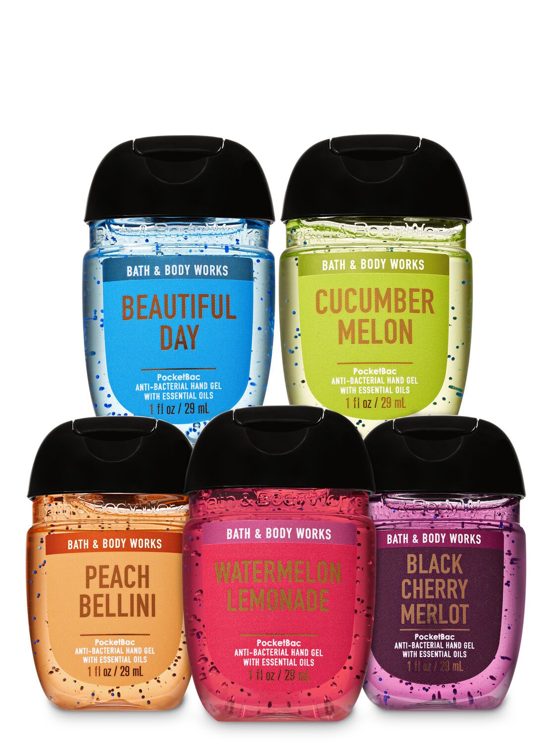 Gel rửa tay khô Bath & Body Works Hand Sanitizer PocketBac Cleansing Gel Fruity & Fresh 29ml (Mỹ)