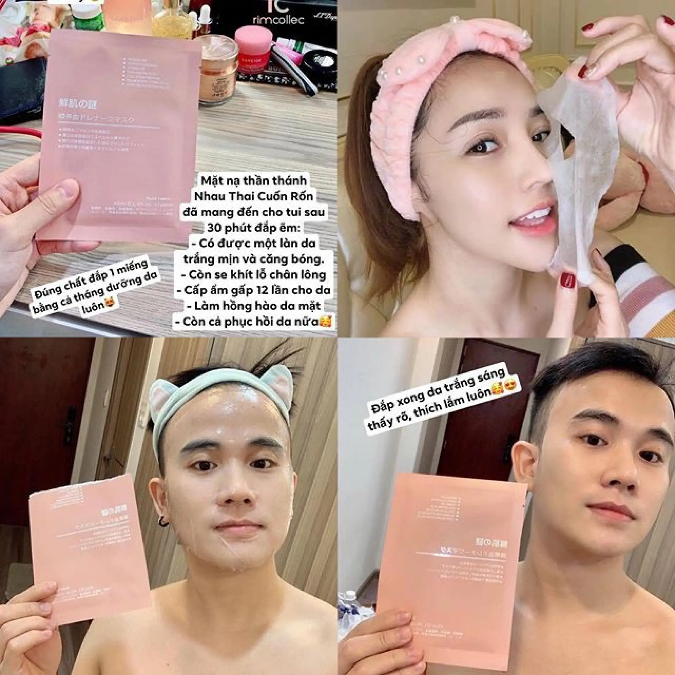 Mặt nạ nhau thai nhật bản