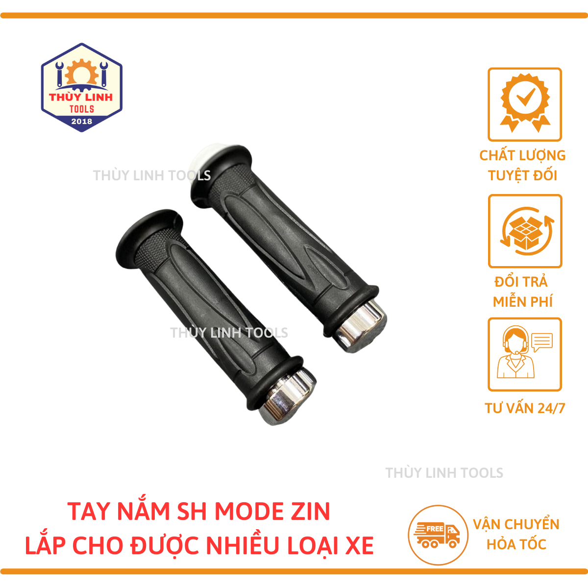 Bộ 2 Tay Nắm cao su Sh Mode Lắp cho nhiều dòng xe - Thùy Linh Tools