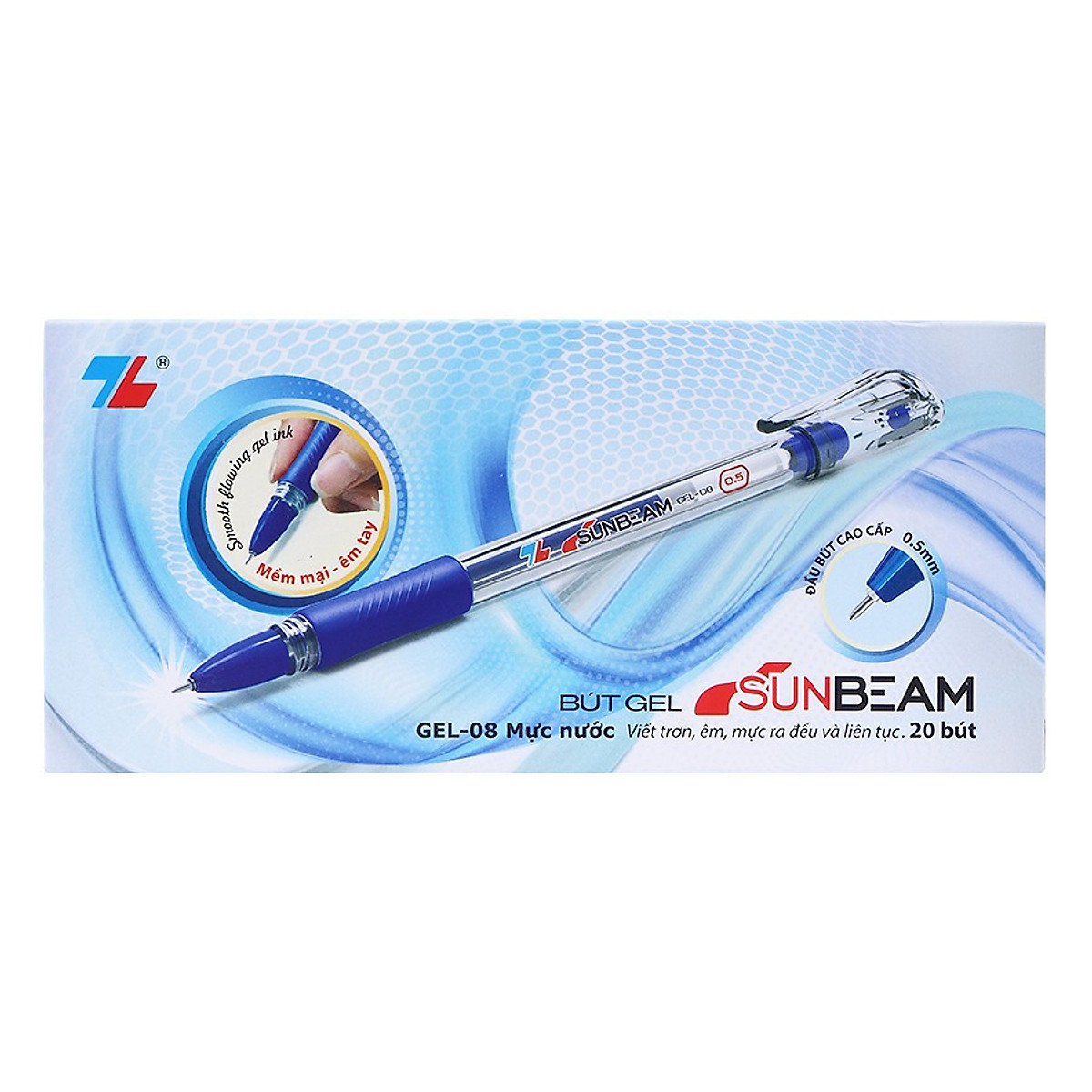 Bút Gel Thiên Long Gel-08 SUNBEAM (Hộp 20 Bút)