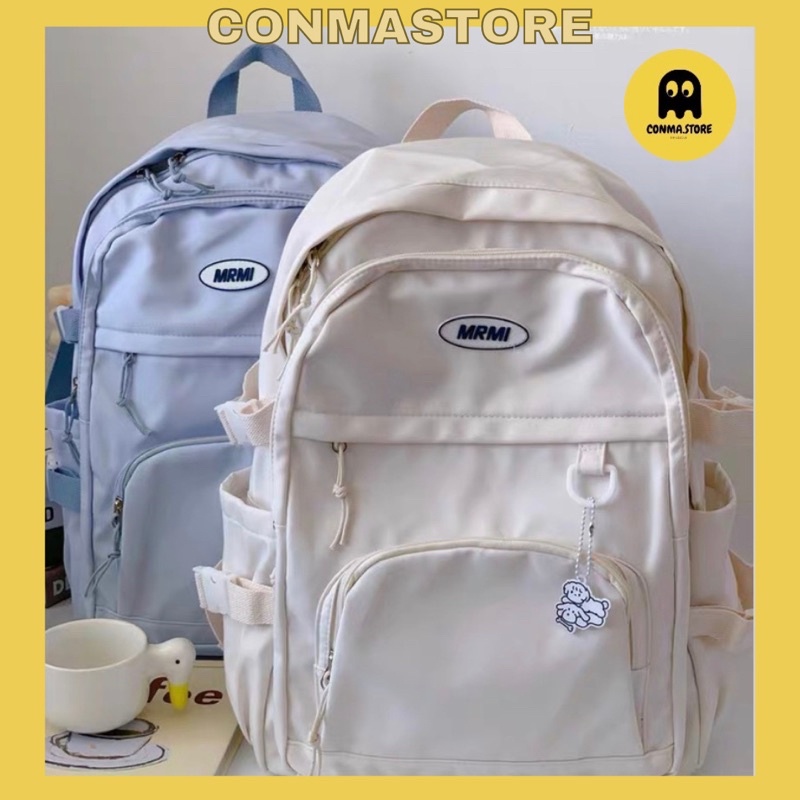 Balo đi học basic xinh xắn MrMi v4 màu pastel nhẹ nhàng  HÀNG CÓ SẴN