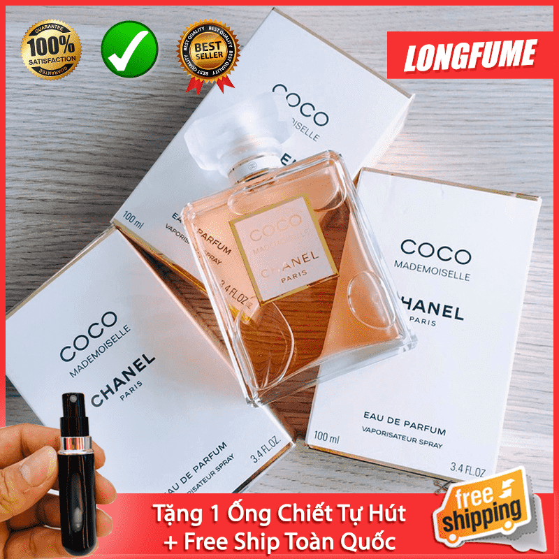 [Có Video] Nước hoa nữ Chanel Coco Mademoiselle 100ml - Nước hoa Pháp sỉ lẻ giá tốt có cửa hàng nước hoa Longfume uy tín Quận 10 Hồ Chí Minh