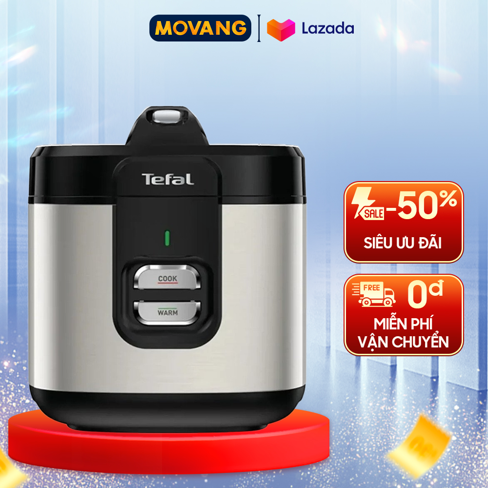 - nồi cơm điện tefal 2 lít rk364a68 - công suất 700 w - 2 chức năng nấu và giữ ấm