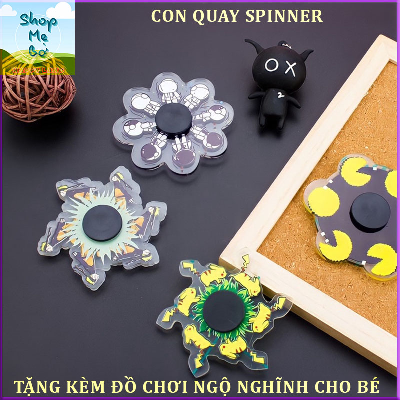 Đồ Chơi Con Quay Fidget Spinner Naruto Among Us Siêu Hót Trên Tiktok
