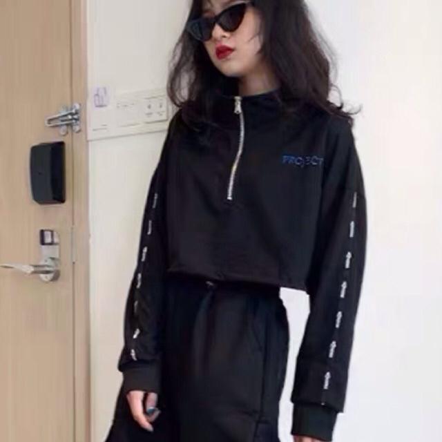 Bộ đồ đen cá tính phong cách Hiphop- dancer có ảnh feedback