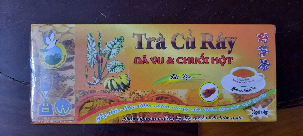 Trà củ ráy chuối hột