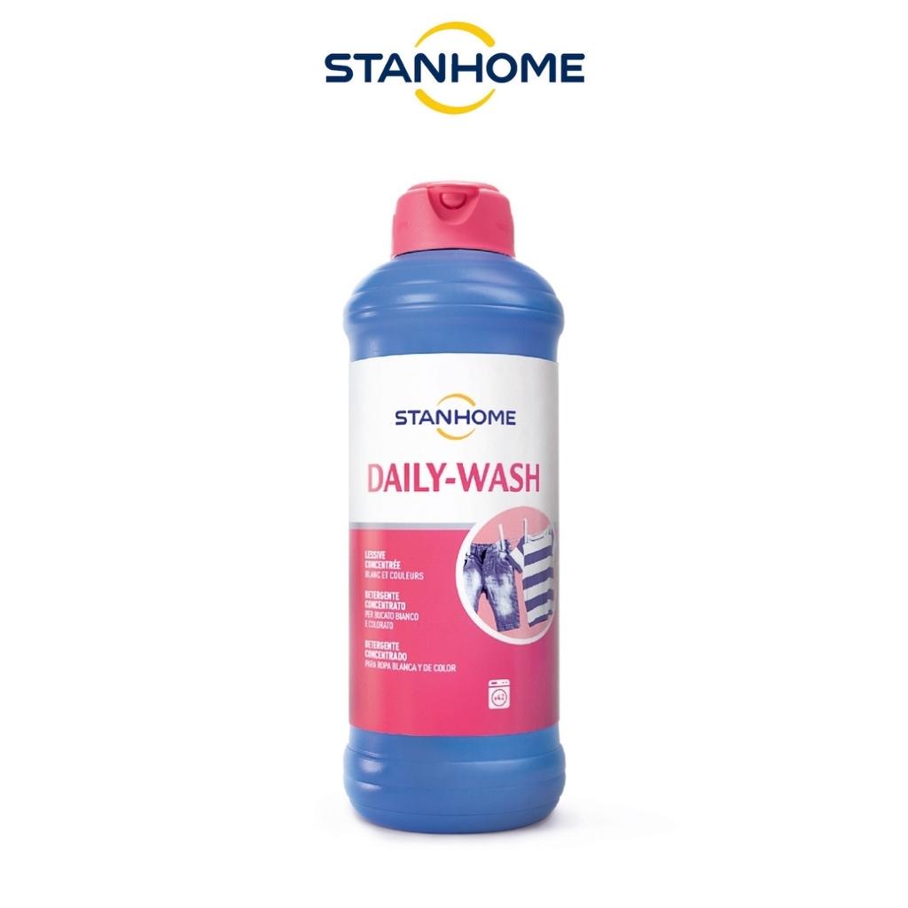 Nước giặt hàng ngày stanhome daily wash dùng cho nhiều loại vải, không làm xỉn màu, hương thơm tươi mát dễ chịu, dung tích 1500ml