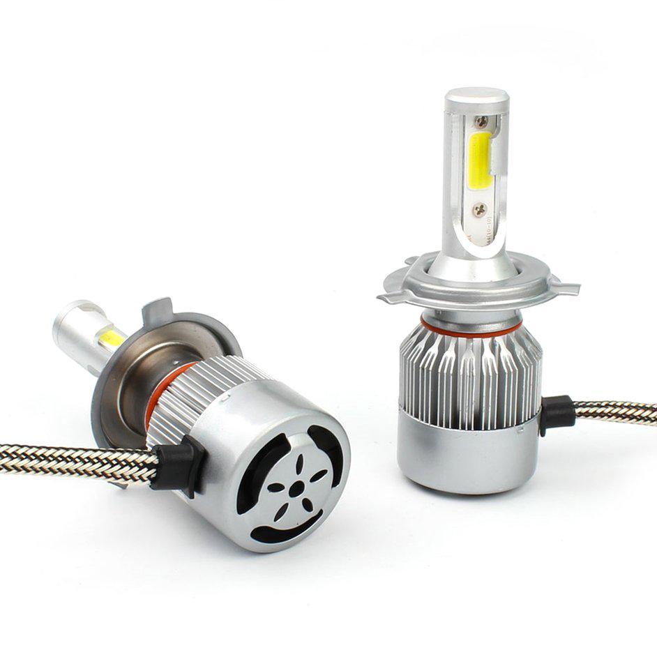 Đèn pha led c6 2tim siêu sáng