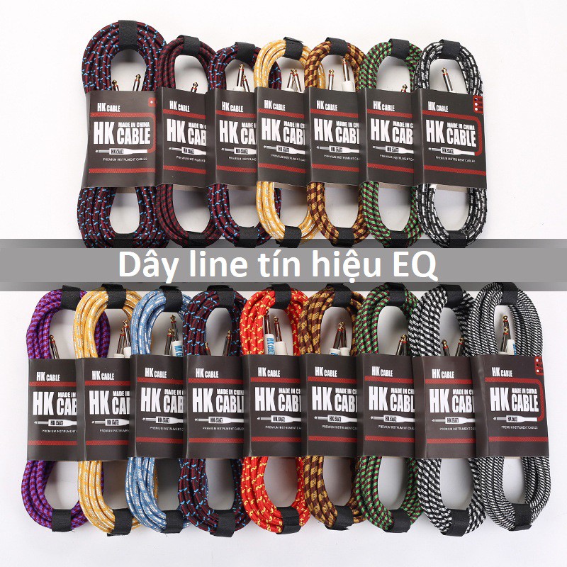 DÂY LINE TÍN HIỆU EQ PICKUP GUITAR UKULELE Dài 10m
