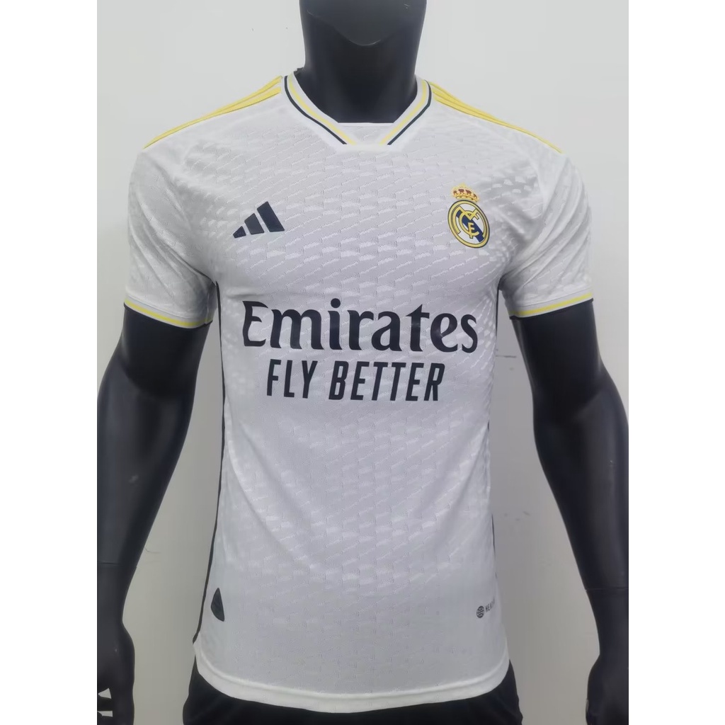 Áo ngắn chơi bóng đá thể thao tại nhà Real Madrid 2324new phiên bản chất lượng cao