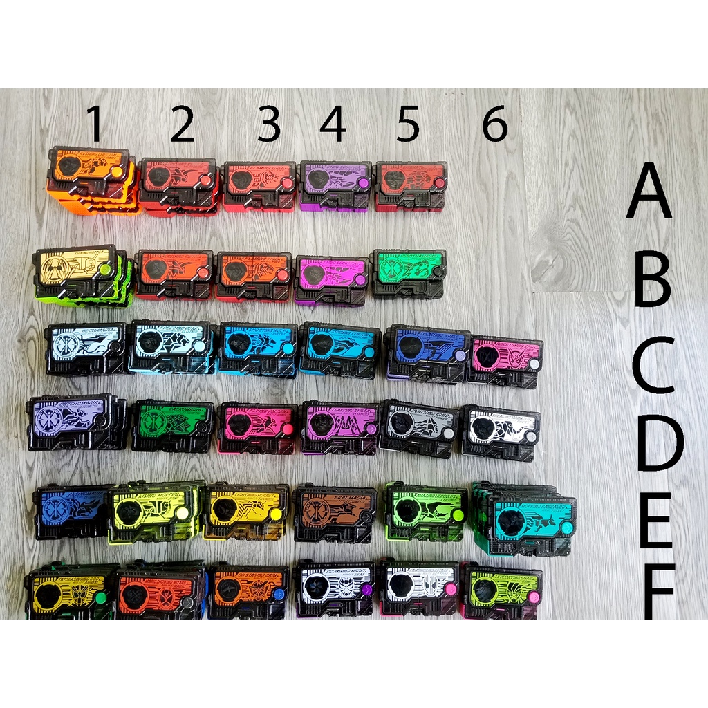 Đồ chơi progrise key candy/gsp kamen rider zero one tổng hợp