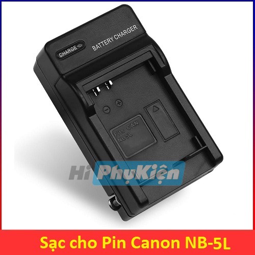 Sạc pin canon nb-5l cho digital ixus 800, 850, 860, 870, 90, 900 ti, 950, 960, 970, 980, 990 is