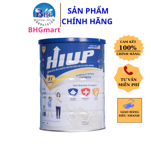 Sữa hiup phát triển chiều cao 650g