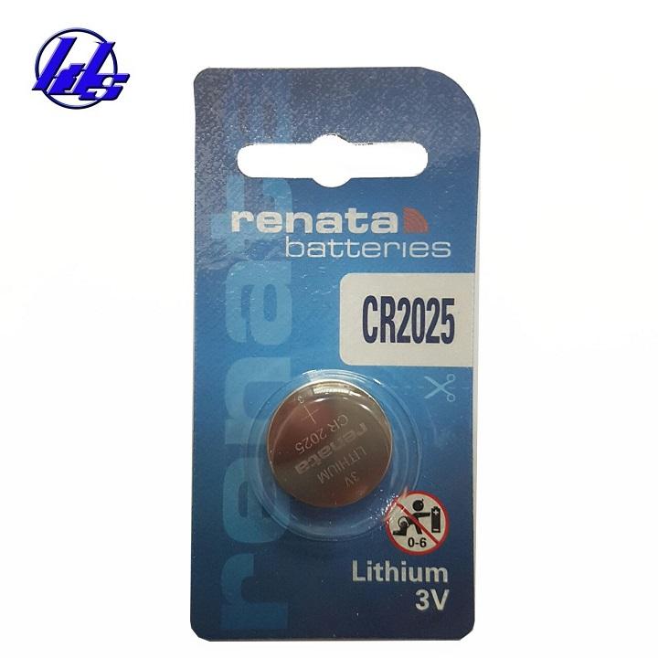 Pin cr2025 renata lithium 3v - vỉ 1 viên