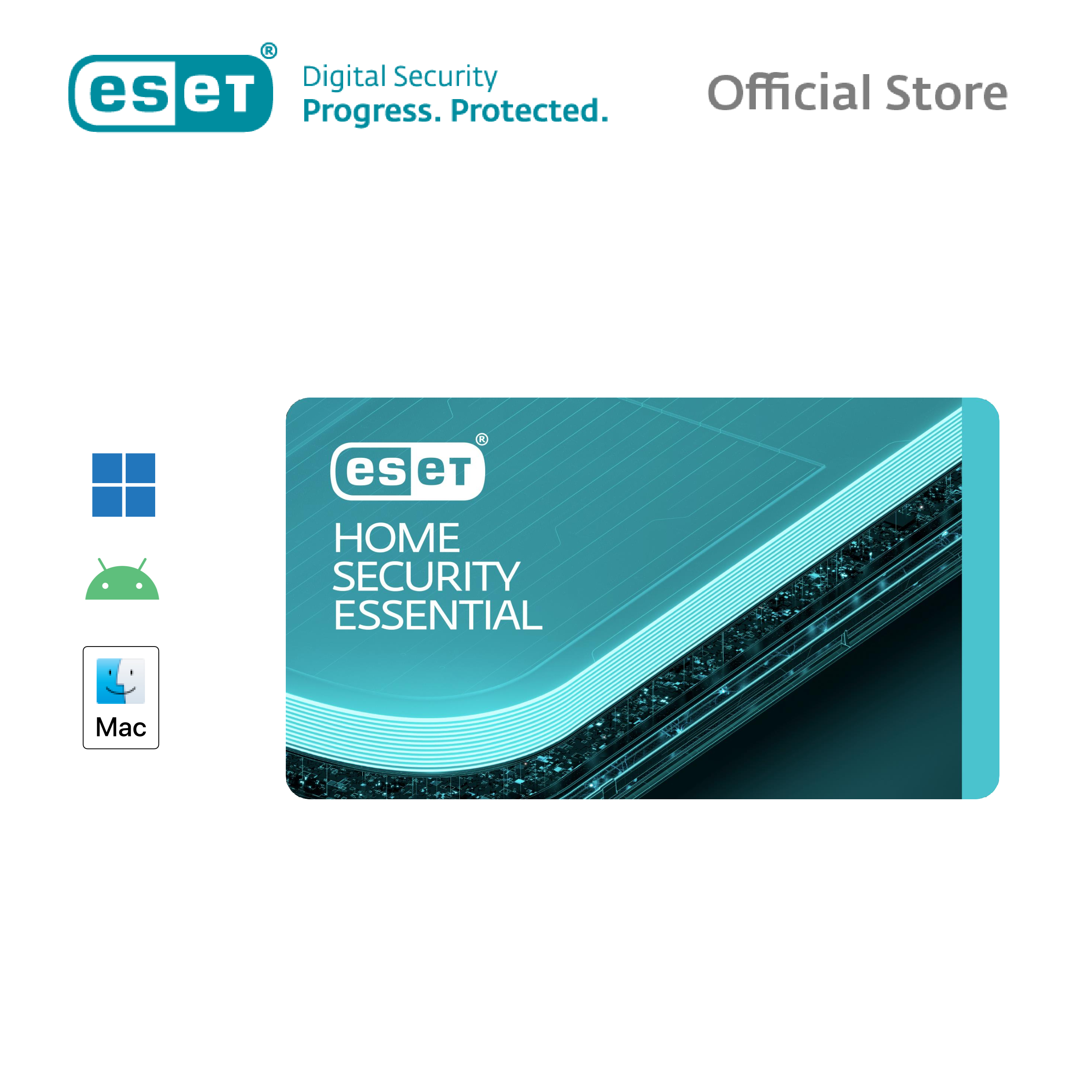 Phần mềm diệt Virus ESET Home Security Essential/ESET Internet Security - Antivirus Software - Hàng