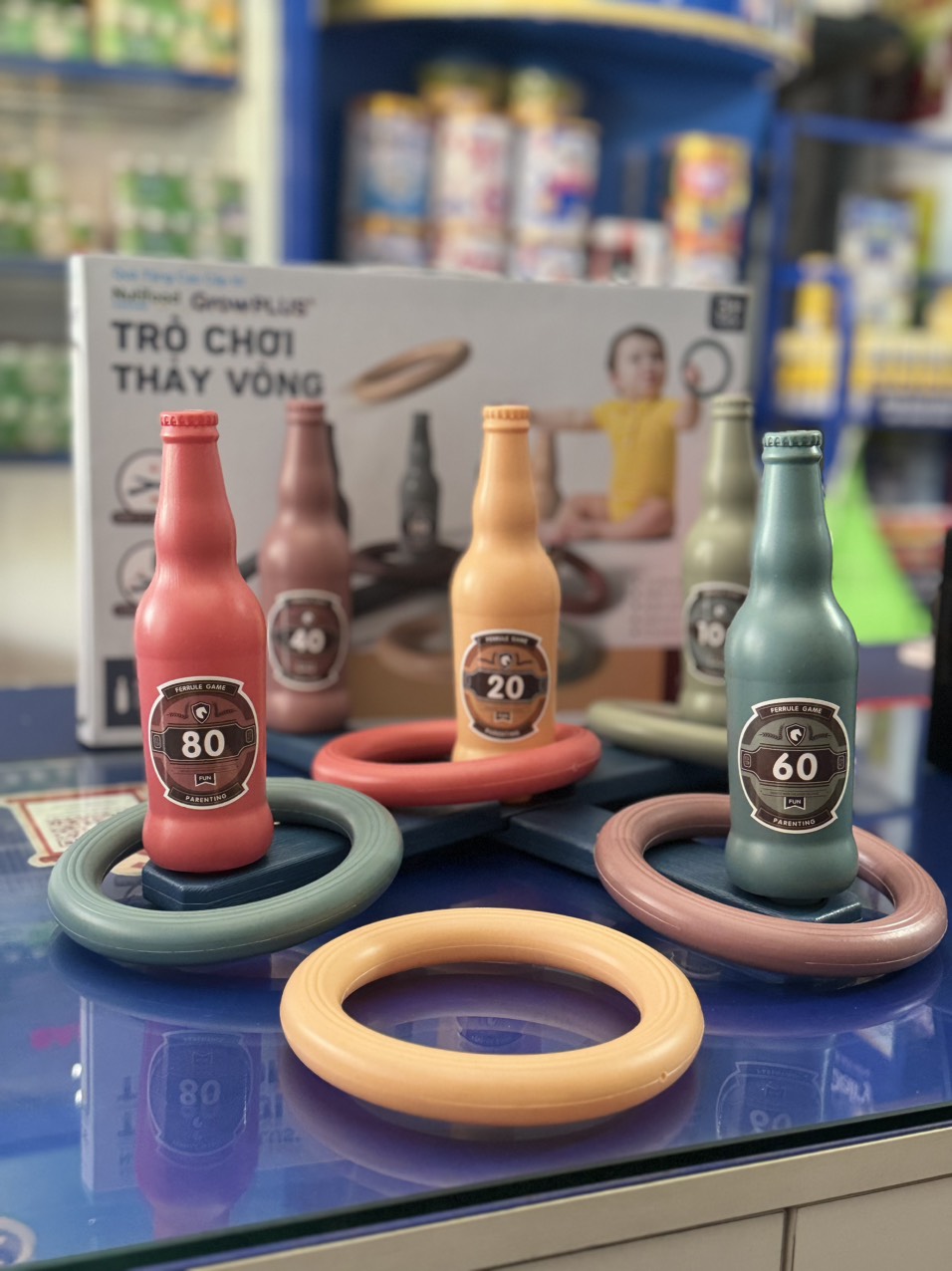 Bộ trò chơi giải trí ném vòng - hkm growplus