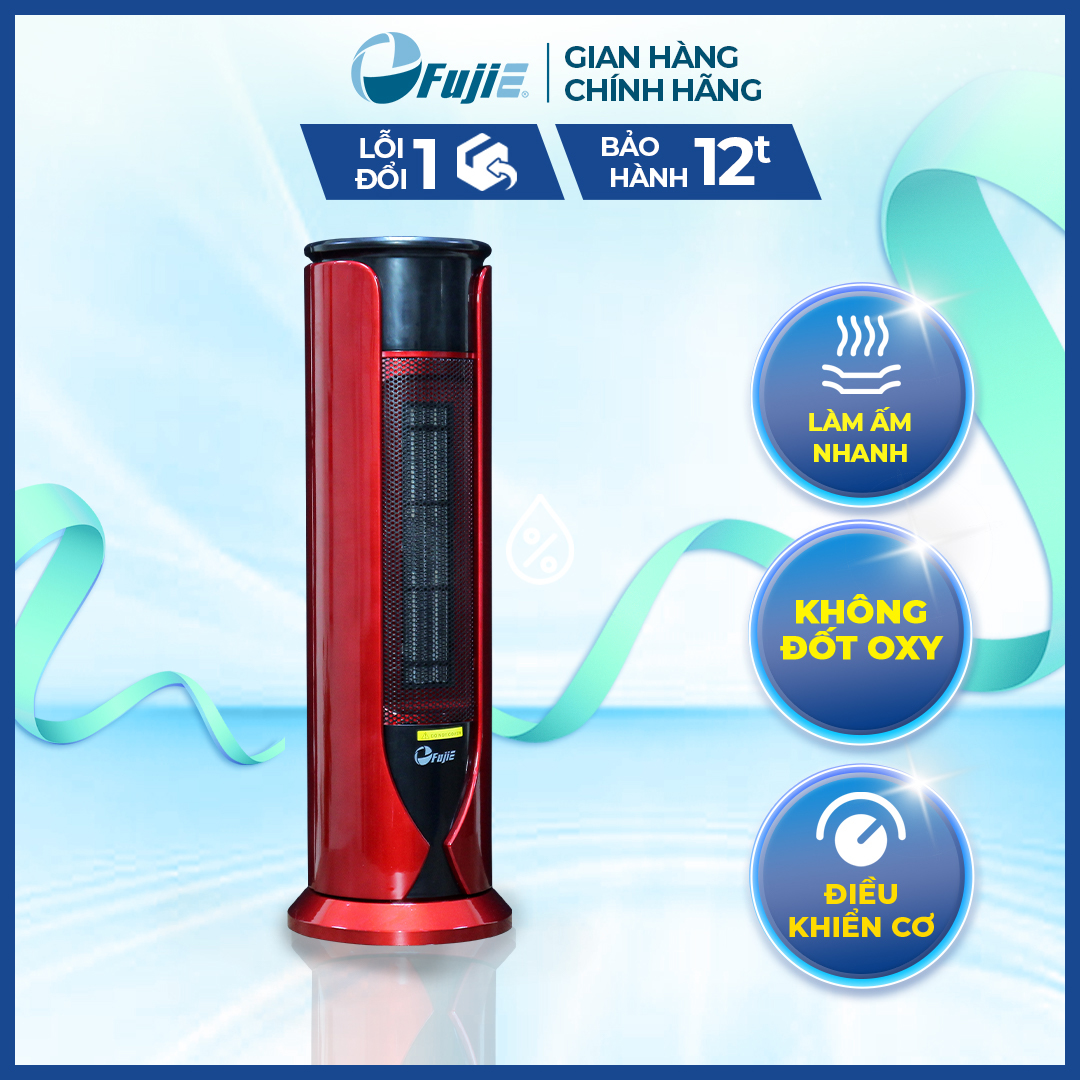 Máy sưởi gốm Ceramic FujiE CH-1600 máy sưởi ấm nhập khẩu - Công nghệ Nhật Bản - Bảo hành chính hãng 12 tháng