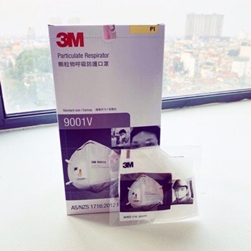 Khẩu trang 3M 9001V có van lọc thở siêu mịn