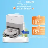 Robot Vừa Hút Bụi Vừa Lau Philips XU6500/82 Lực Hút 2700PA - Hàng Chính Hãng