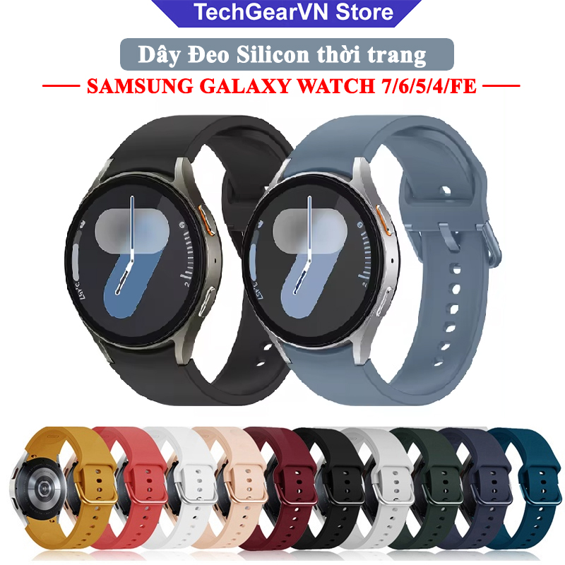 [Galaxy Watch 7]Dây đeo silicon mềm mại Samsung Galaxy Watch 7,Watch 6/5/4/FE
