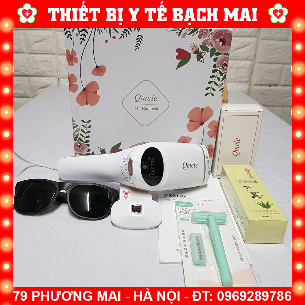 Máy Triệt Lông Vĩnh Viễn Qmele V301-S - Tích Hợp Triệt Lông Và Làm Lạnh 2 Trong 1