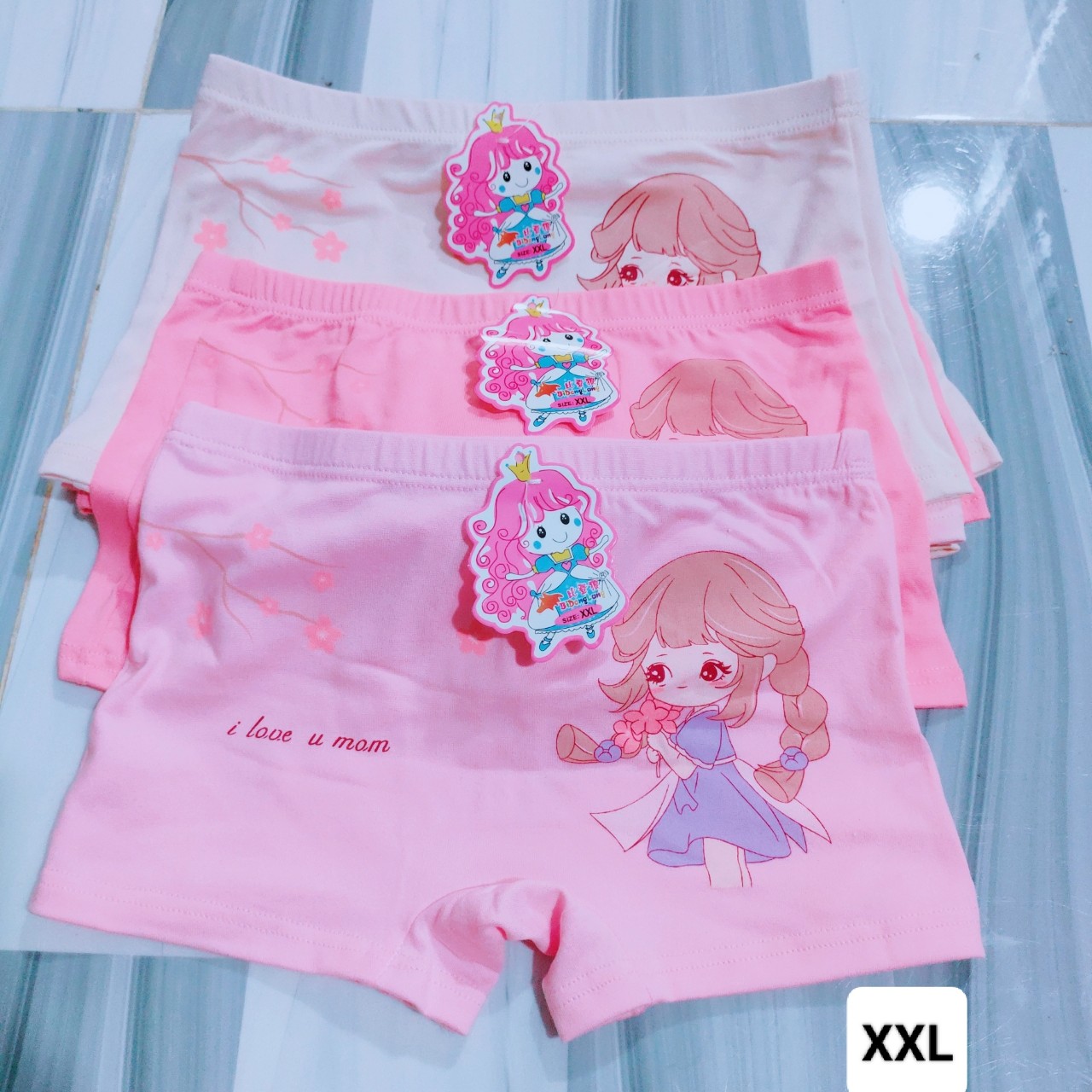 Quần Chíp đùi quảng châu bé gái 8-25kg, quần Chíp bé gái, quần mặc trong váy