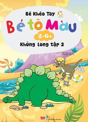 Fahasa - bé tô màu - khủng long - tập 2