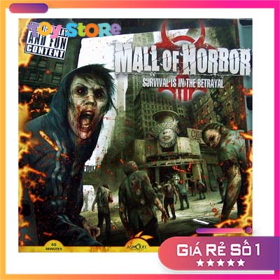 Board Game Sinh Tồn MALL OF HORROR : Survival Is In The Betrayal Tiếng Anh Global (US)