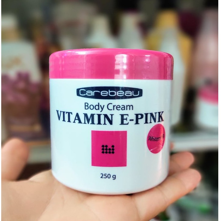 Kem dưỡng trắng da vitamin e carebeau hồng 250g