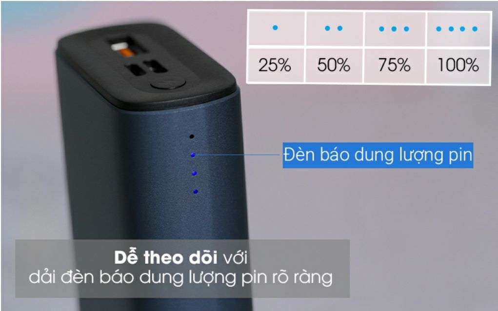 Pin sạc dự phòng Polymer 20.000mAh Type C PD QC3.0 Xmobile PowerBox P69D Đen