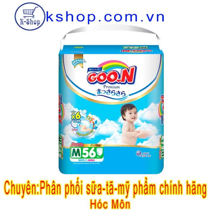 Tã quần goon premium m56 cho bé 7-12kg