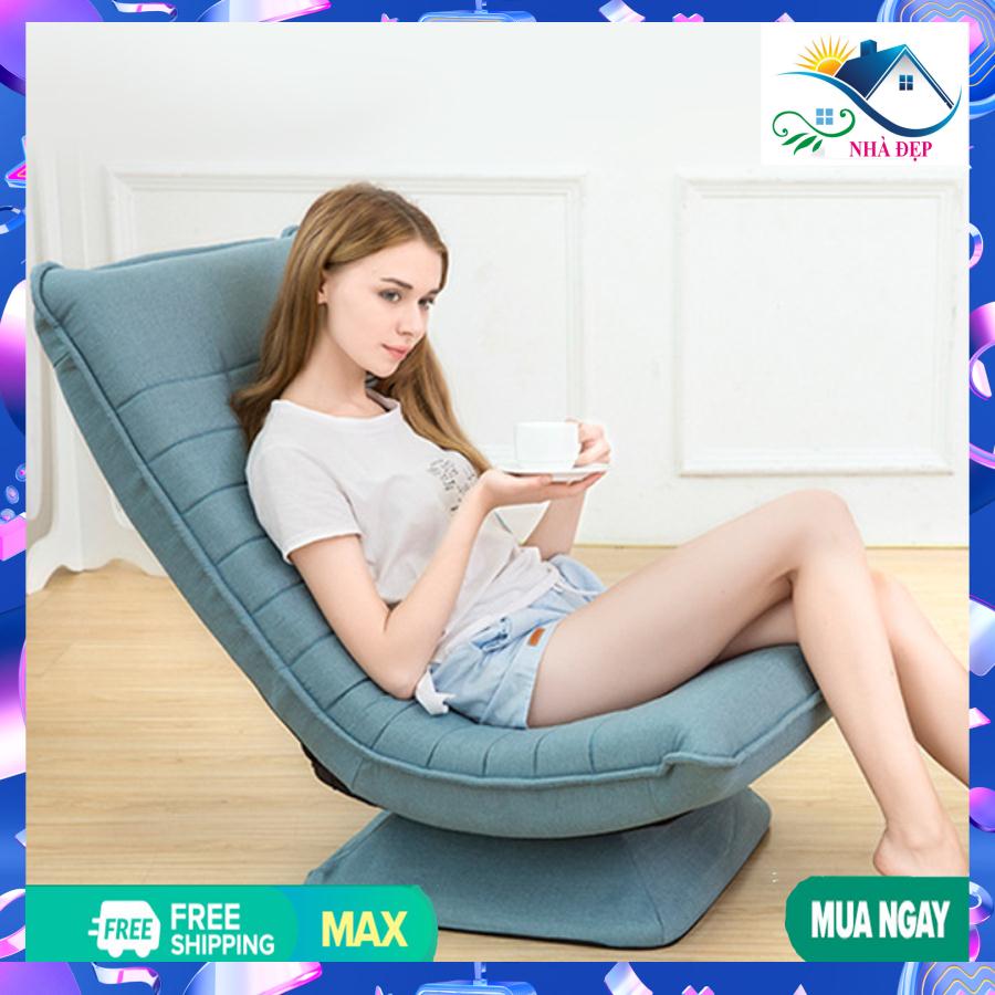 Ghế sofa mặt trăng, Ghế bệt lười tựa lưng thư giãn nghỉ trưa, đọc sách, uống trà, ghế sofa tựa lưng xoay 360 độ êm ái bền bỉ