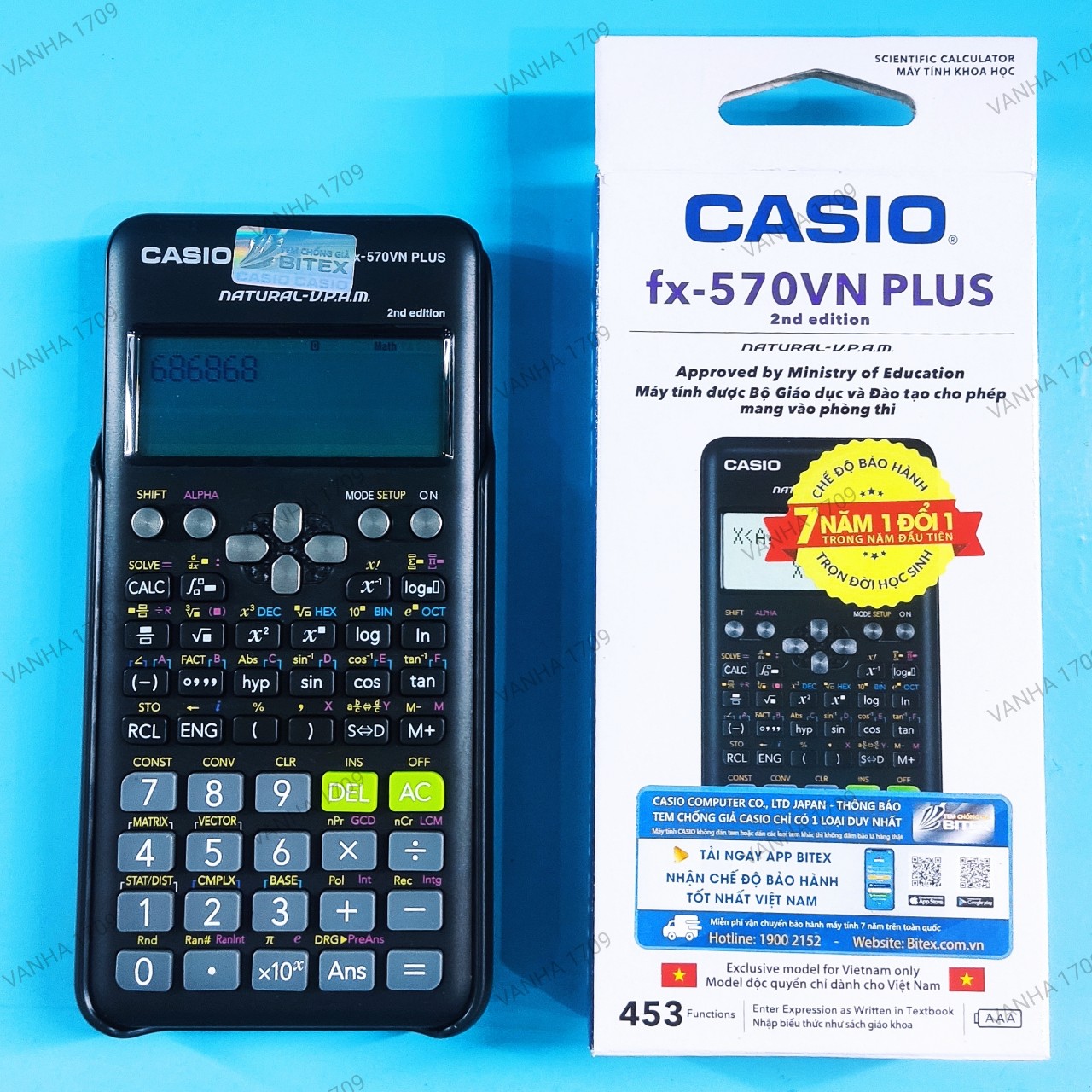 Casio™ máy tính khoa học fx 570 vn plus - thế hệ 2 .