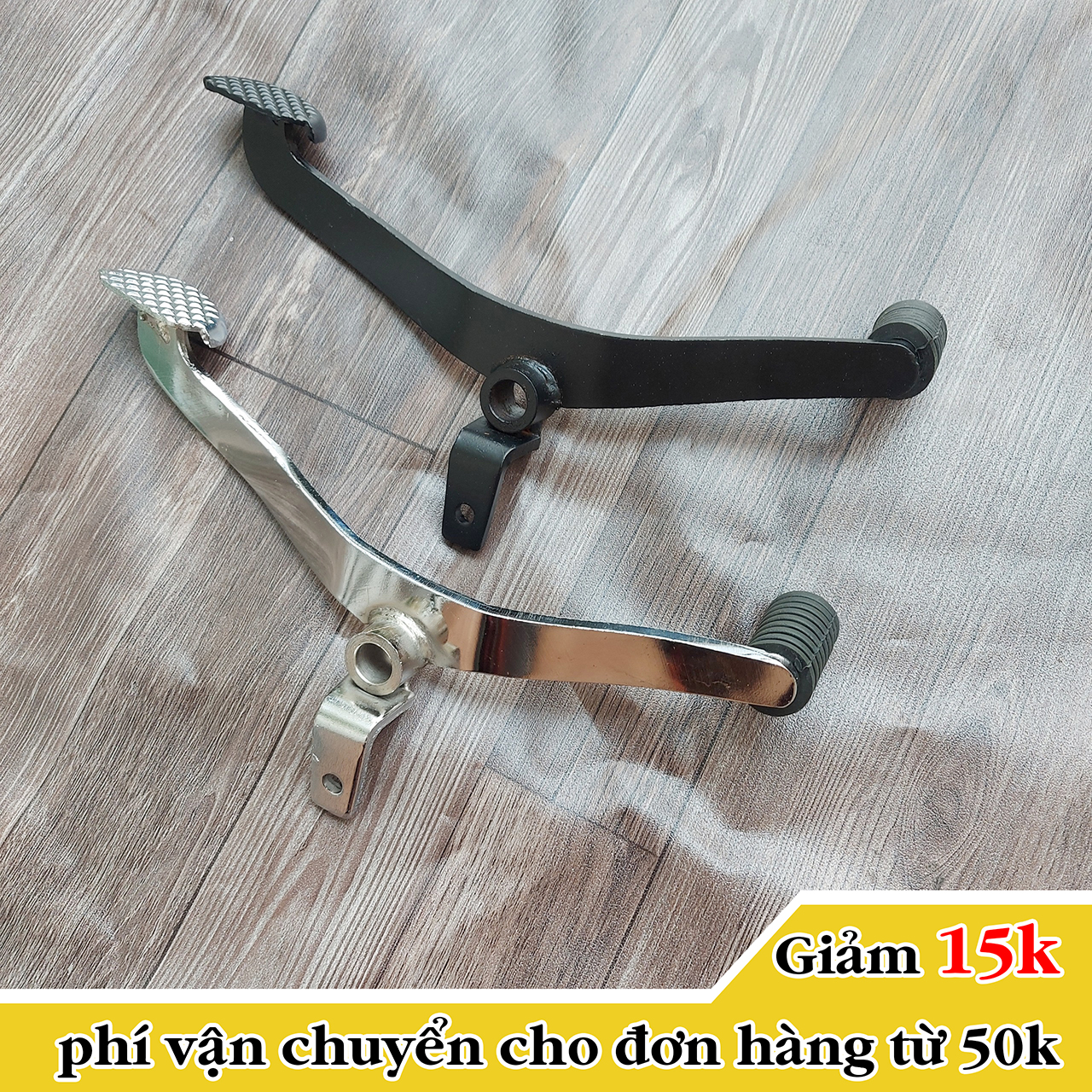 Cần số 2 chiều Exciter 2010 xi inox & sơn tĩnh điện